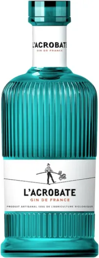 L'ACROBATE - Gin Bio Artisanal - Médaille d’or Global Gin Masters 2023 et 2025-44% Alcool - Origine : France - Bouteille 70 cl