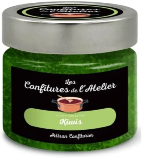 Confiture artisanale de Kiwis d'Île de France - 220g