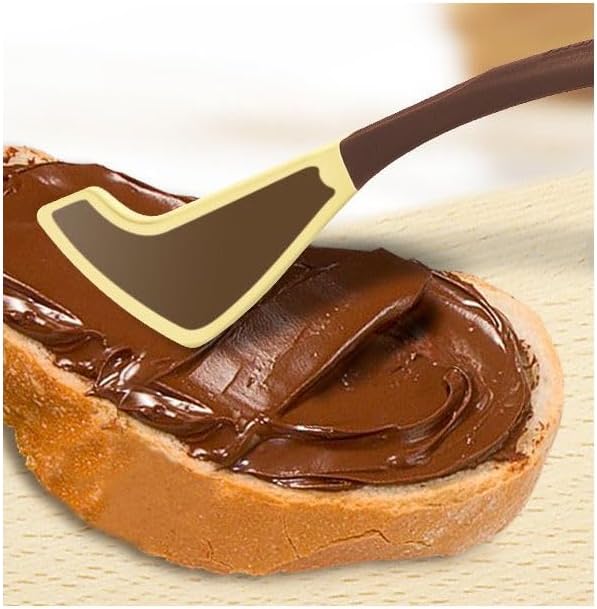 Philips Lighting Fackelmann 49271 Spatule à tartiner Brune, spatule à tartiner, spatule, Plastique, Brun, 22,8 x 1,8 cm