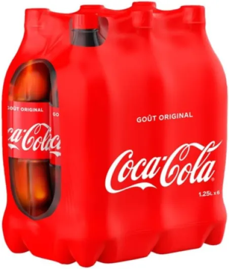 COCA-COLA - Pet 6X1.25L - Vendu Par Unité