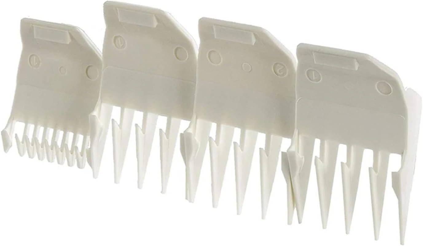 Jeu de 4 guides de coupe-arachides, peigne adapté, Compatible avec WAHL, coupe-arachides professionnels 8685, 8655, 8035, 8685-1401 8663 1pcs