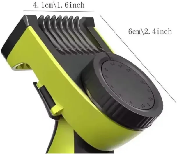 Peigne guidé adapté au rasoir à une lame, petit couteau, tondeuse, 14 longueurs réglables, accessoires couteau à poils de nez 14 In 1 Comb 1pcs