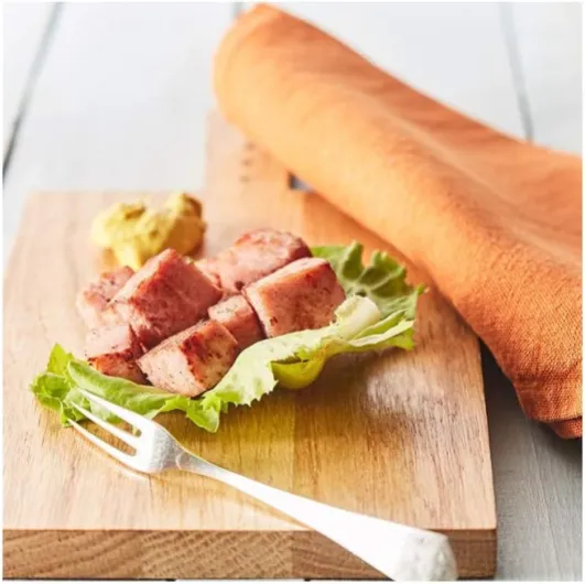 Prosciutto Cotto di Praga, Jambon Cuit de Prague, moitié, Salumi Pasini, 3,9 kg