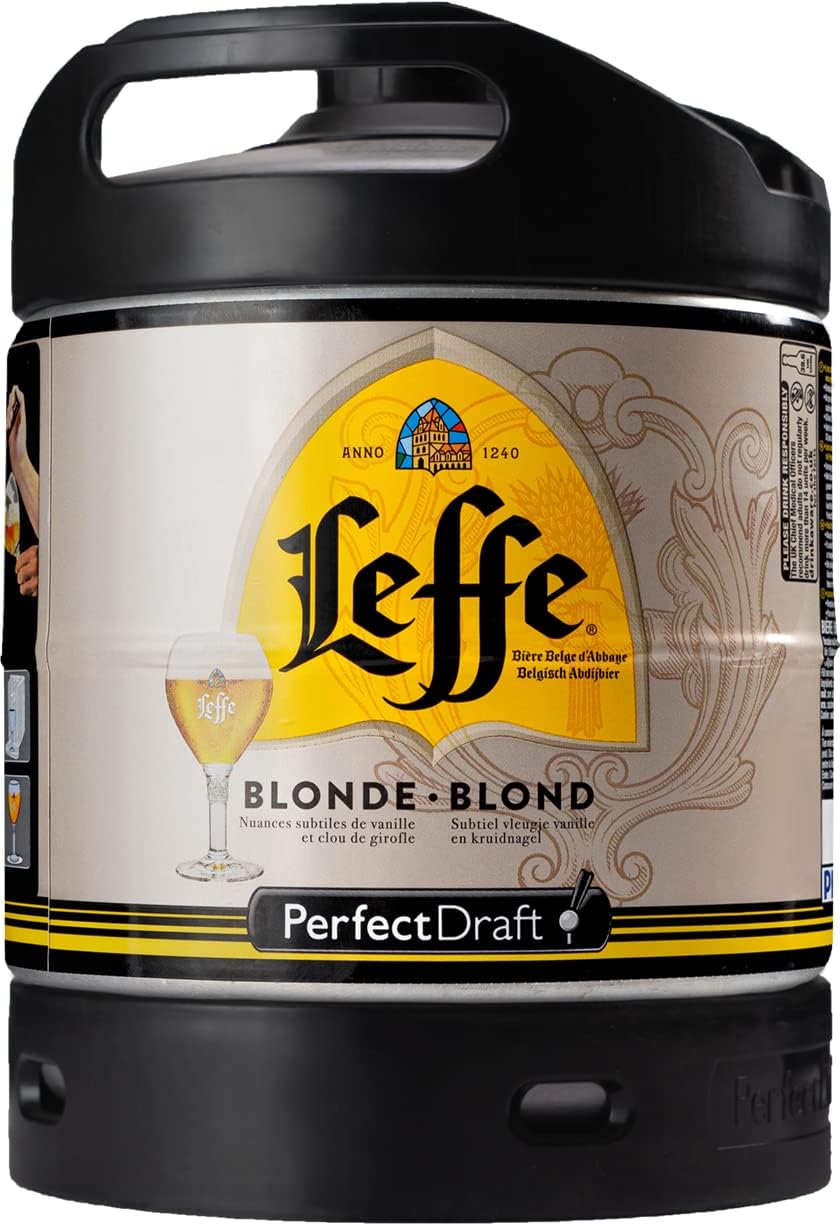 Fût 6L Perfectdraft - 5 euros de consigne inclus - Fût pour tireuse à bière (Leffe Blonde)
