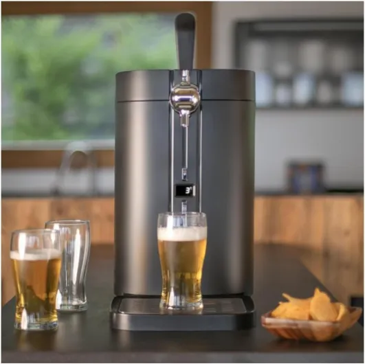 Tireuse à bière DOM511-60W, 3 à 12°C, compatible fut 5L, 50 dB