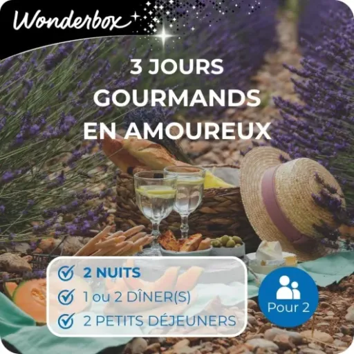 Test Wonderbox 3 Jours Gourmands en Amoureux : un week-end clé en main, mais pas sans limites