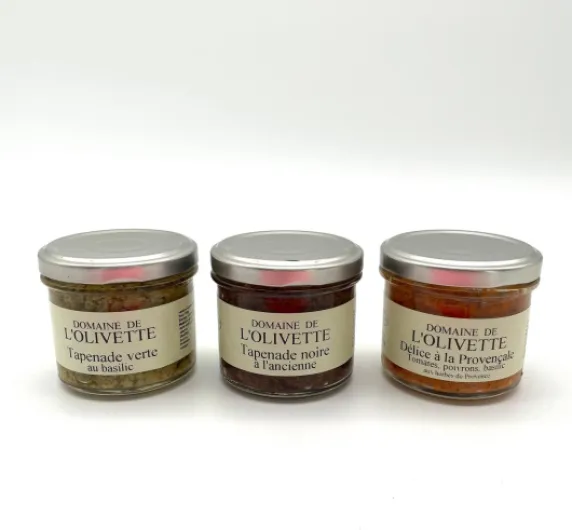 Coffret Whispering Angel 2 bouteilles de Rosé +3 tapenades (3x100g)