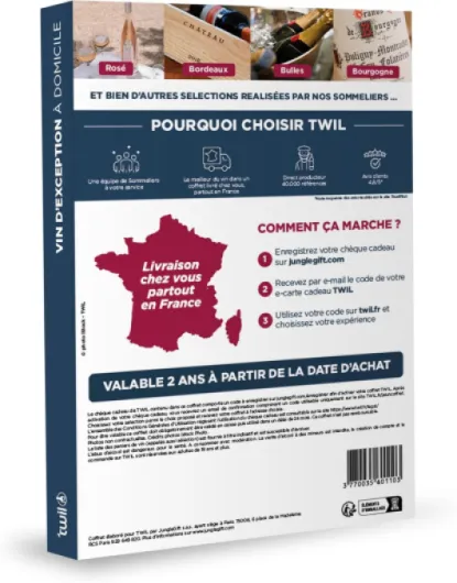 Twil - Coffret Cadeau - VINS D'EXCEPTION À Domicile - Le Plus Grand Choix de vins & Les Meilleures offres