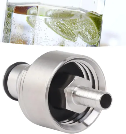 Tosuny Kit de Bouchons de Carbonatation en 2 Pièces en Acier Inoxydable pour Boissons Faites Maison - Idéal pour Gazéifier les Bouteilles en PET, Tampon d'étanchéité de qualité Alimentaire Inclus