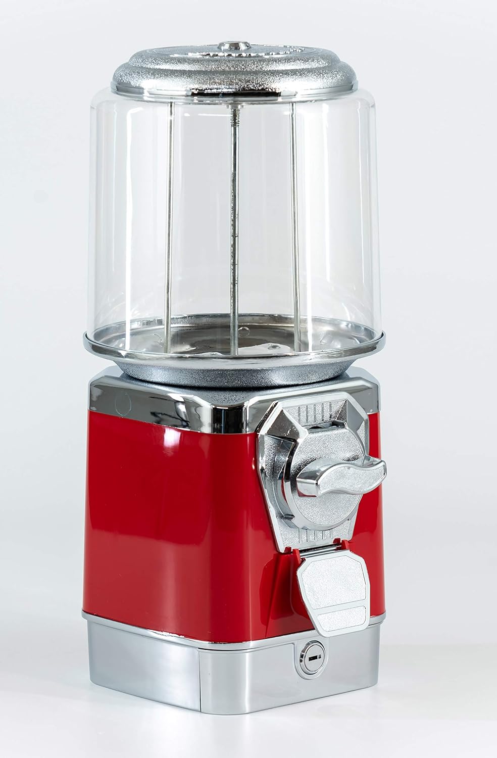 Foodis Distributeur de Bonbons avec Monnayeur 1 Euro et Caissette - Machine a Bonbon pour usage professionel - Distributeur de Bonbons Automatique, Chewing Gum Machine neutral