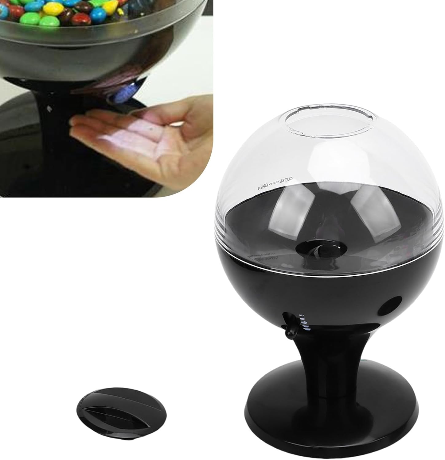 Distributeur de Bonbons Automatique, Grande Machine à Bonbons à Détection Infrarouge, Distributeur de Chewing-Gum, de Chocolate Beans, de de Sugar Beans, etc