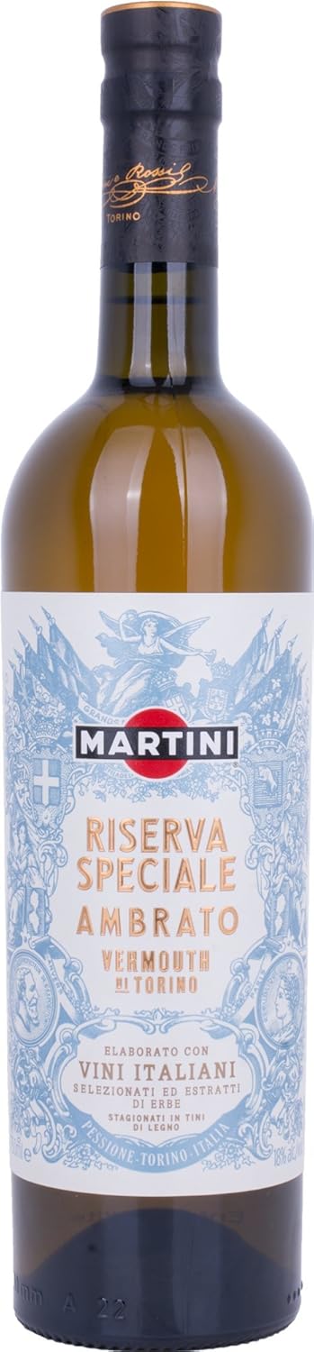 Martini Riserva Speciale Ambratto, Vermouth premium Blanc, 75cl, 18% & Riserva Speciale Rubino, Vermouth premium rouge, 75 cl, 18%