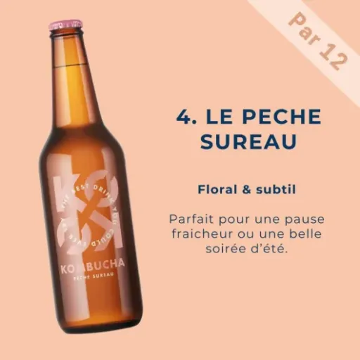 Test KOKO Kombucha Pêche-Sureau : une alternative aux sodas qui fait le job, avec quelques bémols