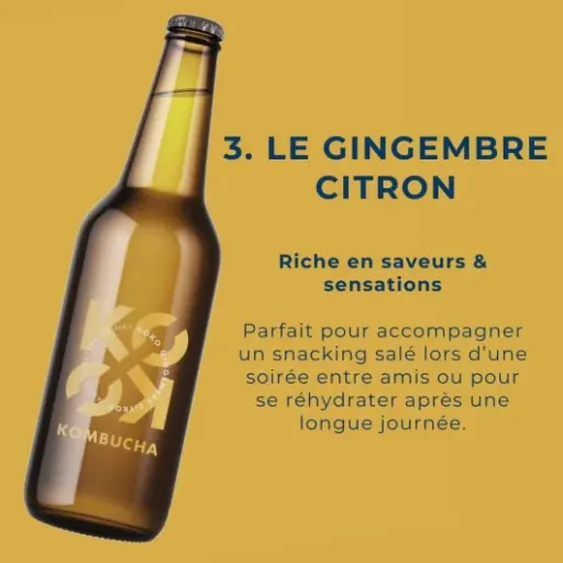 Test KOKO Kombucha Gingembre-Citron : une alternative aux sodas qui fait le job, avec quelques limites