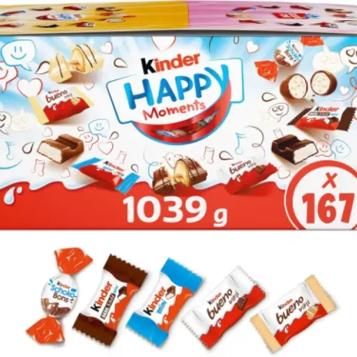 Test Kinder Happy Moments Mini Mix 1039g : la grosse boîte à partager qui fait le taf pour les soirées et les fêtes