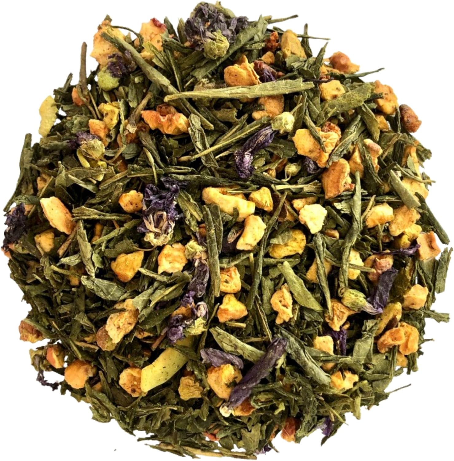 Oasis Rafraîchissante Bio - Mélange Thé Vert Fruité, en Vrac, 100% Naturel, Sans OGM - Agriculture Biologique - Conditionné en Française - Sachet 1 kg (500 Tasses) 1kg