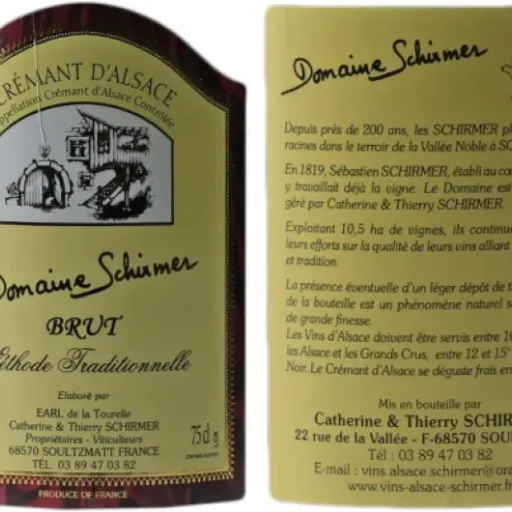 Test Crémant d'Alsace Domaine Schirmer : le pétillant qui fait le job sans ruiner l’apéro