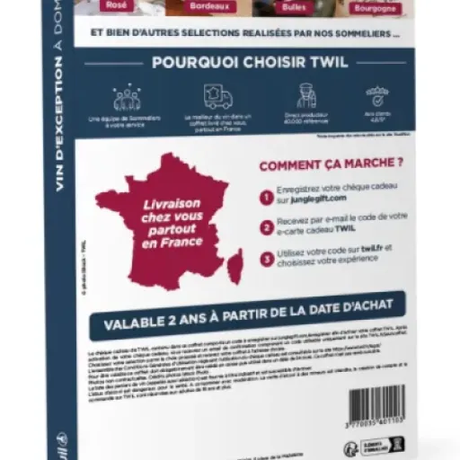 Test Twil - Coffret Cadeau Vins d’Exception : la carte cadeau vin qui évite de se planter