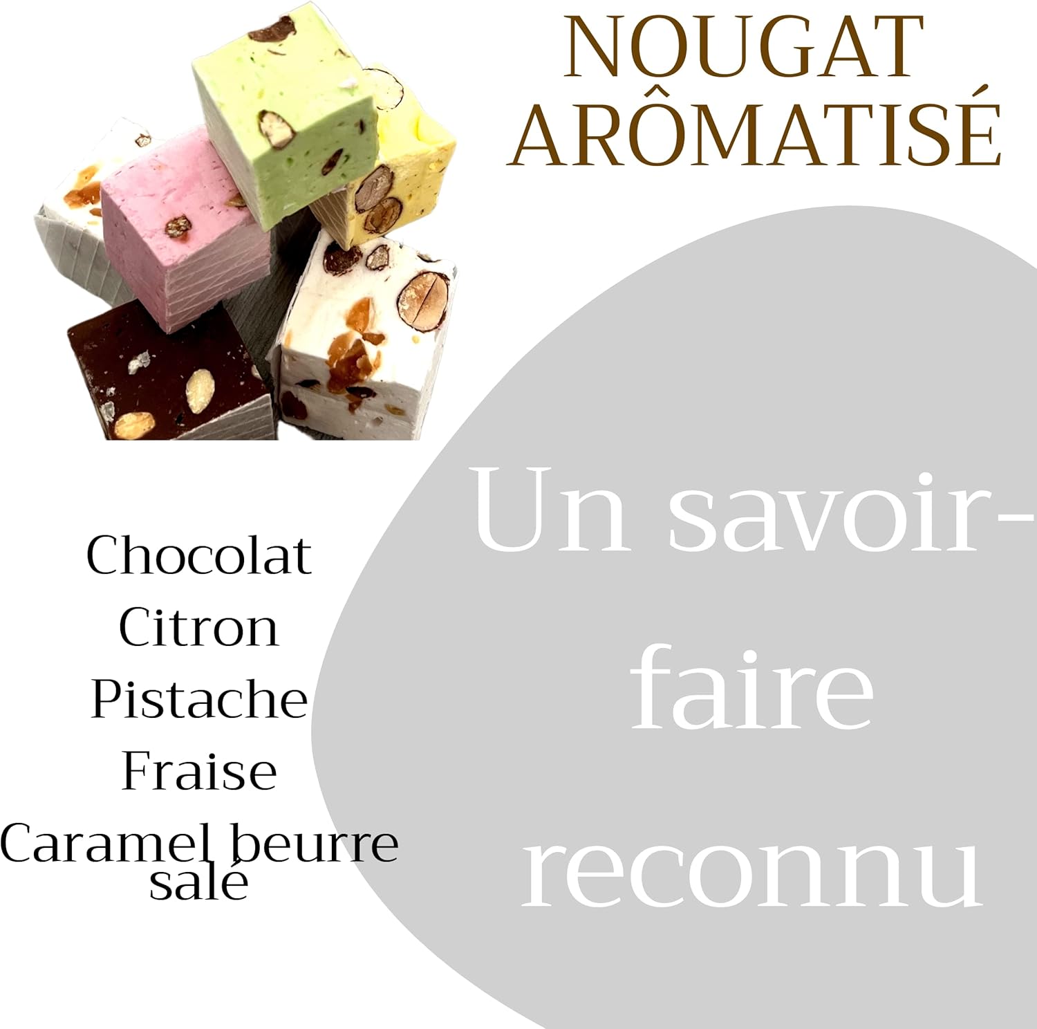 Panier de Bonbons et Nougats - Coffret Gourmand sucré Cadeau original à offrir - Idée cadeaux plaisir Fabrication Française et naturel - Parfum saveurs chocolats pistache amande cacahuètes