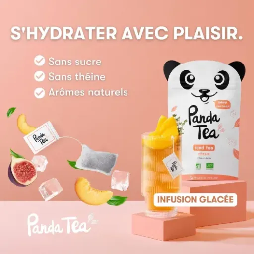 Test Panda Tea Duo Ice Tea Pêche & Fruits Rouges : un thé glacé bio qui fait le job sans être magique