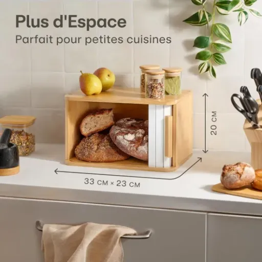 Test Praknu Boîte à Pain En Bois FSC : petite, simple, et plutôt pratique au quotidien