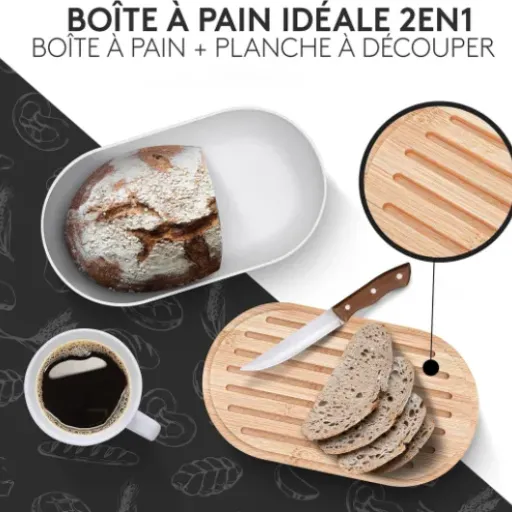 Test Vezato Boîte à pain durable : grande, simple, et elle garde vraiment le pain plus longtemps