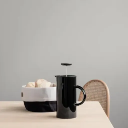 Test Stelton Sac à Pain Noir/Sable : joli panier de table qui finit vite en rangement fourre-tout