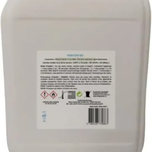 Test Vindi Désinfectant gel hydroalcoolique 10L : le gros bidon pratique pour les gros besoins