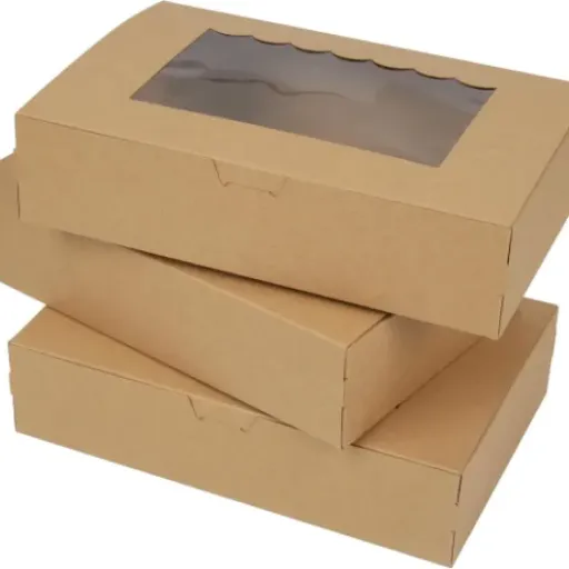 Test boîtes à biscuits kraft 24 pcs : les petites boîtes marron qui font le job pour les gâteaux maison