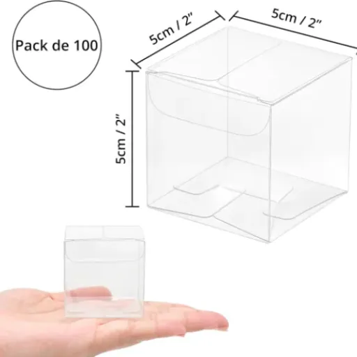 Test Winter Shore petites boîtes 5 cm : les mini boîtes transparentes qui font le job pour les fêtes