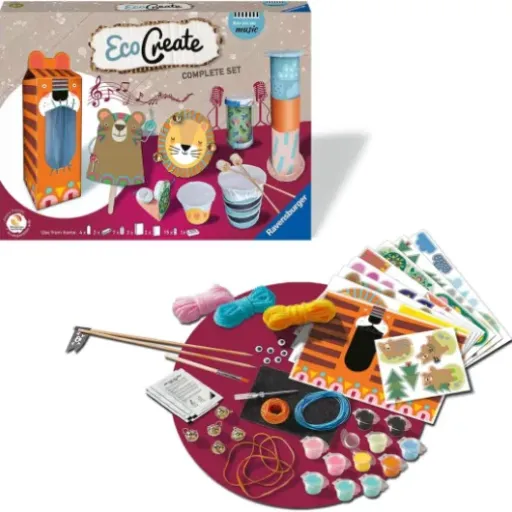 Test Ravensburger EcoCreate Instruments de musique : le kit créatif écolo qui mise sur la récup