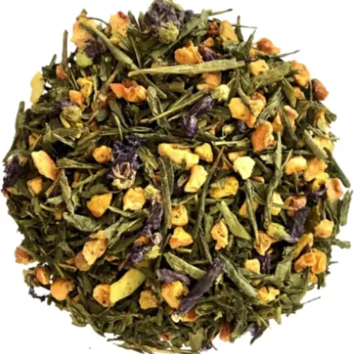 Test Oasis Rafraîchissante Bio Obvious Tea : un gros sachet de thé vert coco-pêche qui fait le job