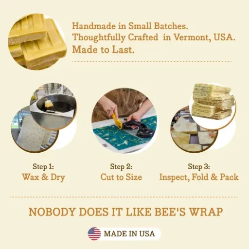 Test Bee's Wrap Botanical (lot de 3) : les emballages réutilisables qui remplacent (en partie) le film plastique