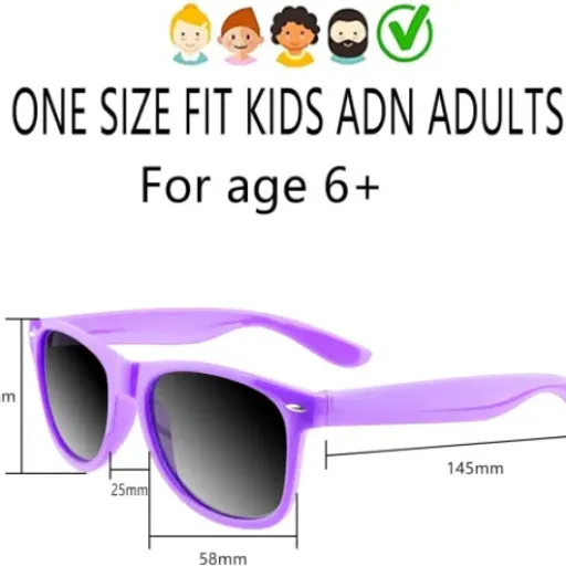 Test TUPARKA Lot de 48 lunettes néon : des lunettes pas chères qui font le job pour les fêtes