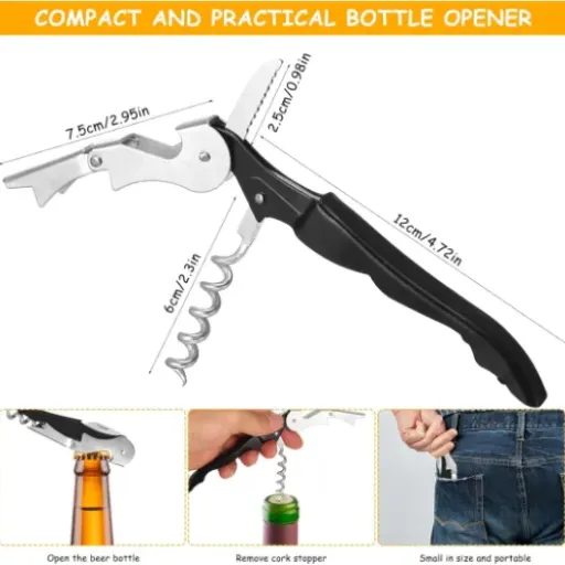 Test 9 Pcs Décapsuleur de Sommelier : le lot pas cher qui équipe tout le monde d’un coup