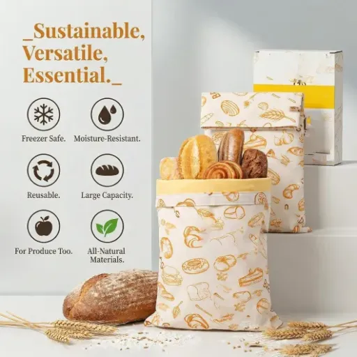 Test Sac à pain en cire d’abeille STYLE-B : le sac qui remplace (à moitié) les sacs plastiques et torchons