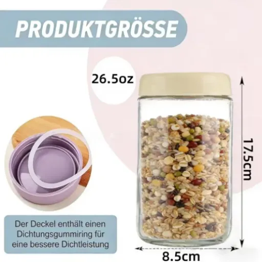 Test bocaux porridge 750 ml (x6) : des pots simples qui font le job pour le batch cooking