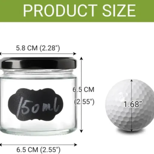 Test YBCPACK Lot de 24 pots 150 ml : des petits bocaux simples qui font le job en cuisine