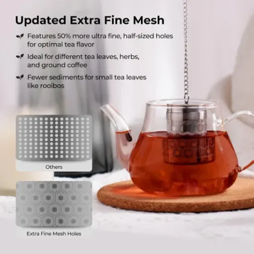 Test Reinmoson Infuseur à thé inox : la petite boule qui filtre (vraiment) les micro-feuilles