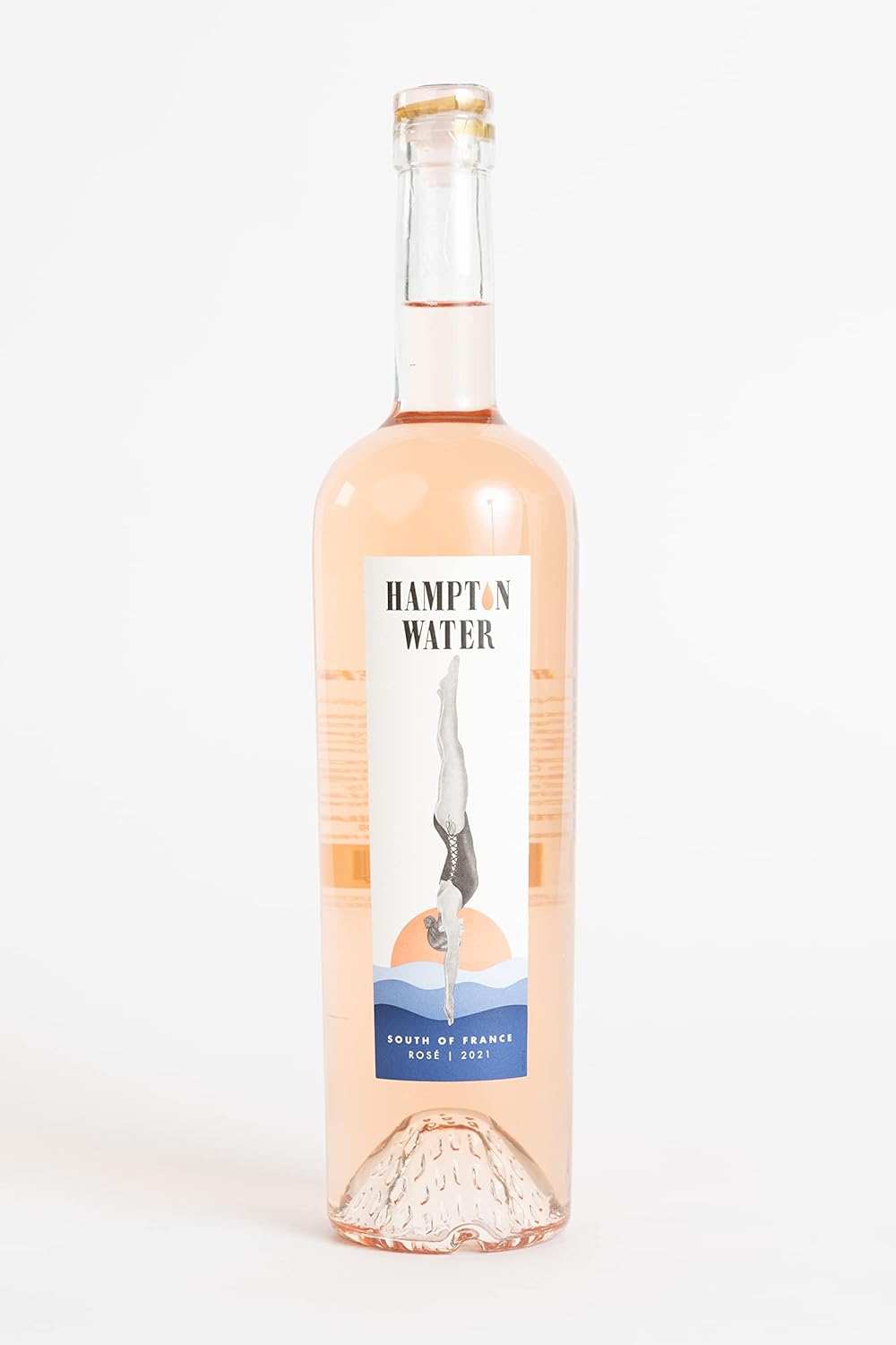 Gérard Bertrand Hampton Water 2025 – Vin Rosé AOP Languedoc 6x75cl - Gérard Bertrand x Jon Bon Jovi - Rosé Premium Élégant et Fruité - Lifestyle Méditerranéen