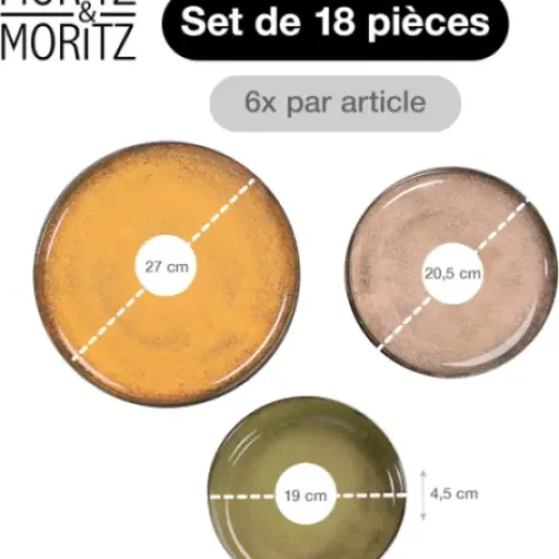 Test Moritz & Moritz VIDA 18 pièces : un service de table coloré qui fait le job sans chichi