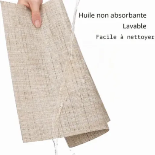Test Myir JUN sets de table (lot de 6) : des dessous de table simples qui font le job au quotidien