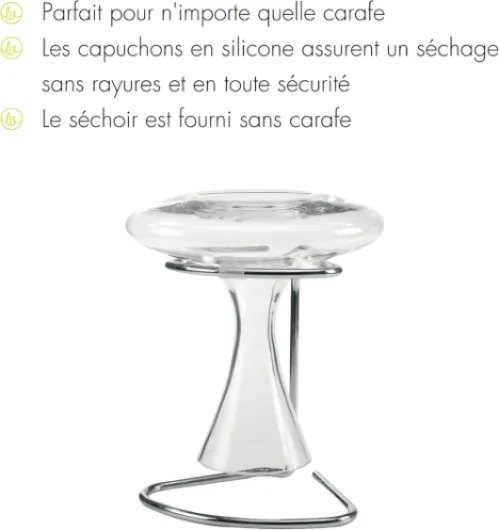 Égouttoir à carafe de luxe/triangle Unique