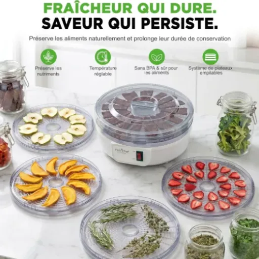 Test NutriChef PKFD12 : le déshydrateur simple qui fait le job pour les snacks maison