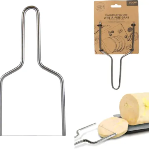 Test COOK CONCEPT Lyre à Foie Gras Inox : la petite lyre pas chère qui fait le job pour les fêtes