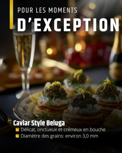 Sepehr Dad Amur Béluga Esturgeon Caviar Premier - CN d'élevage - 50g 50 g (Lot de 1)