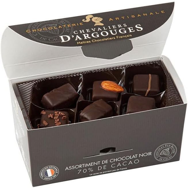 Panier garni de Noël - Coffret cadeau gourmand - Comprend 7 produits dont un Champagne idéal à offrir - Produits Normandie