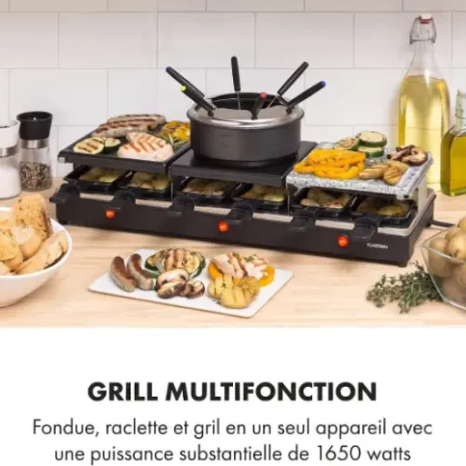 Test Klarstein Fonduelette XL : le combo raclette-fondue-gril qui remplace trois appareils sur la table